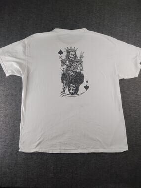 Skeleton King & Grim Reaper Shirt XL Thirty Single Ace of Spades ( RARE)